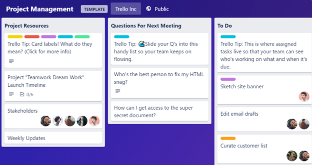 Productivity Tools: Trello