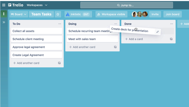 การ์ด Trello