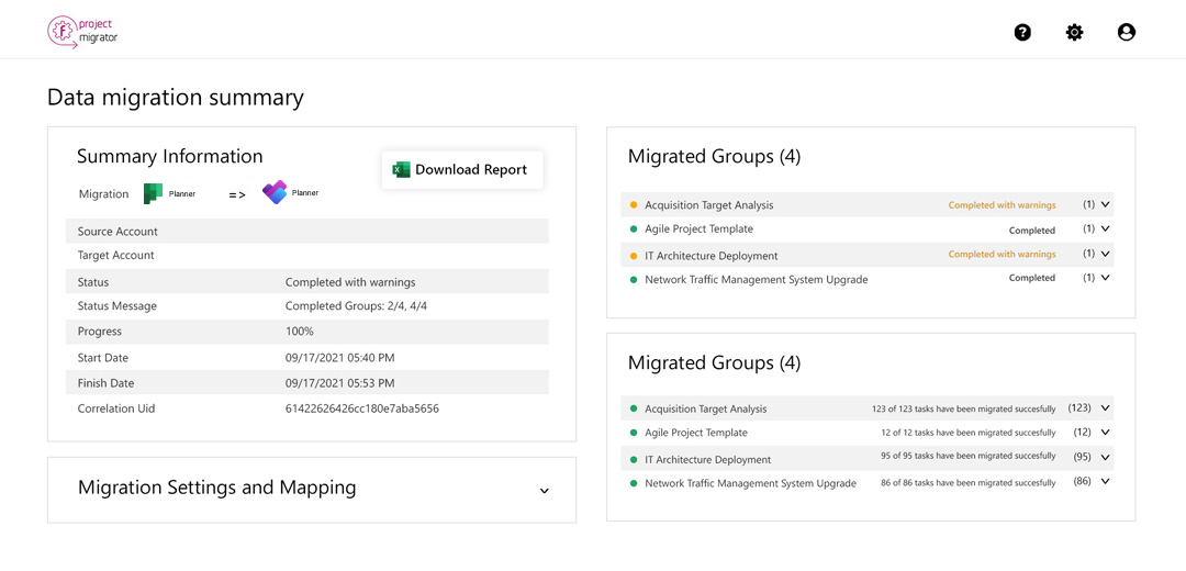 Microsoft Planner migration to New Planner