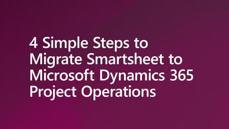 migrate smartsheet to project operations