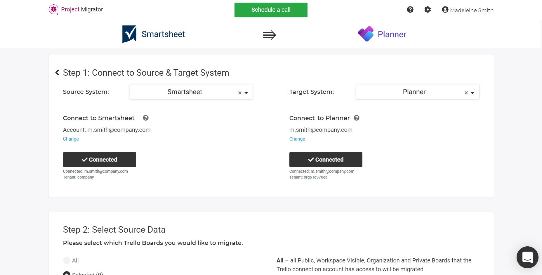 Smartsheet migration to New Planner