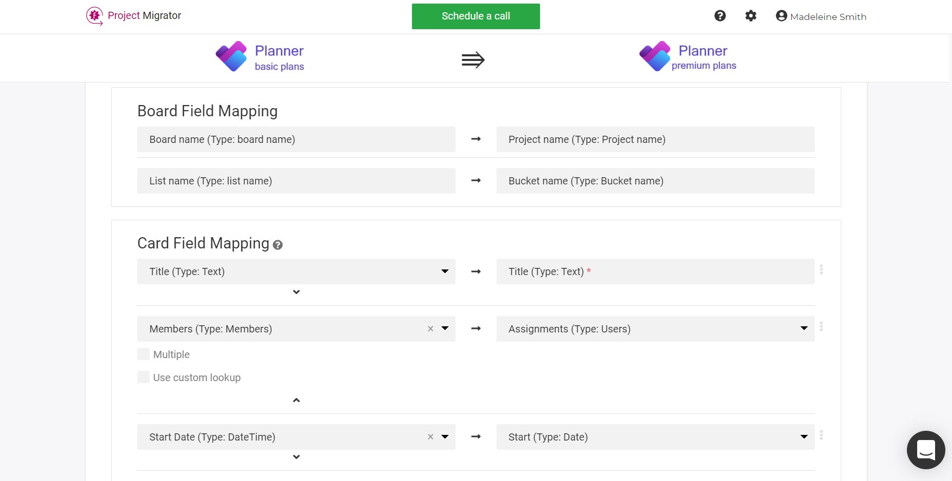 new planner basic to premium migration