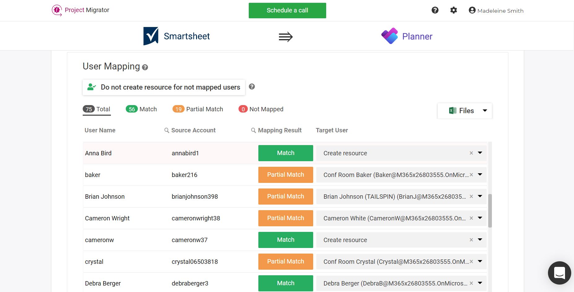 Smartsheet migration to New Planner