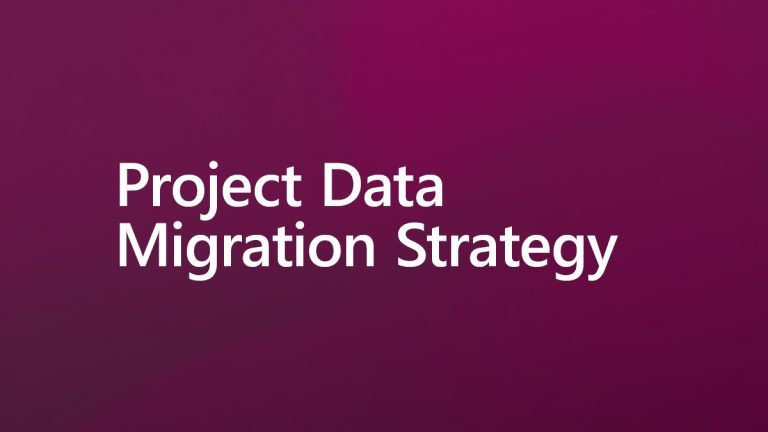 Project Data Migration Strategy