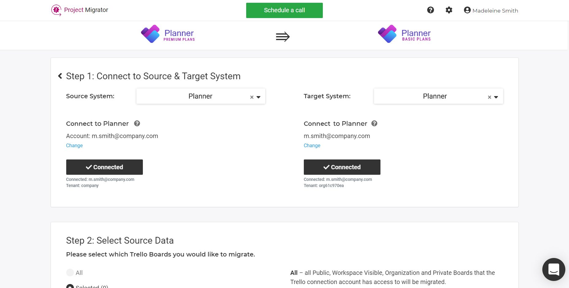 Planner premium to basic