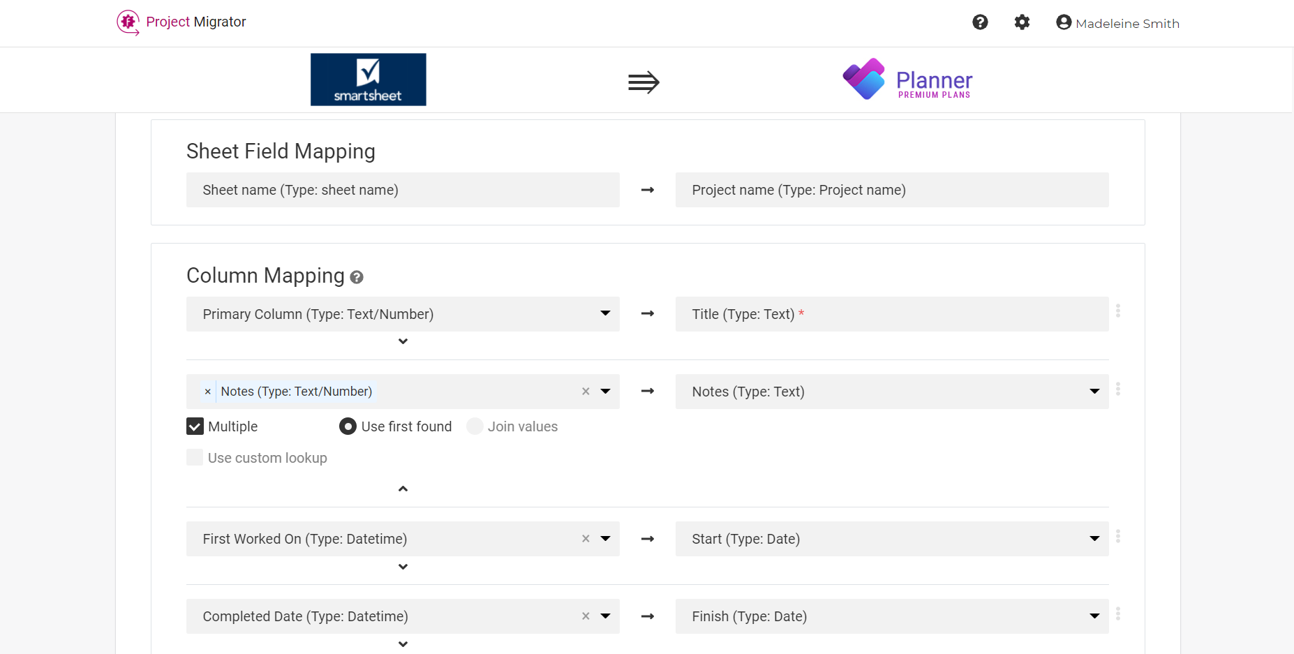 Smartsheet Planner premium