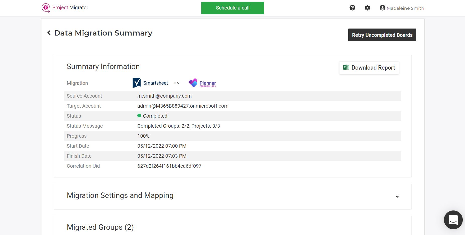 Smartsheet Planner premium