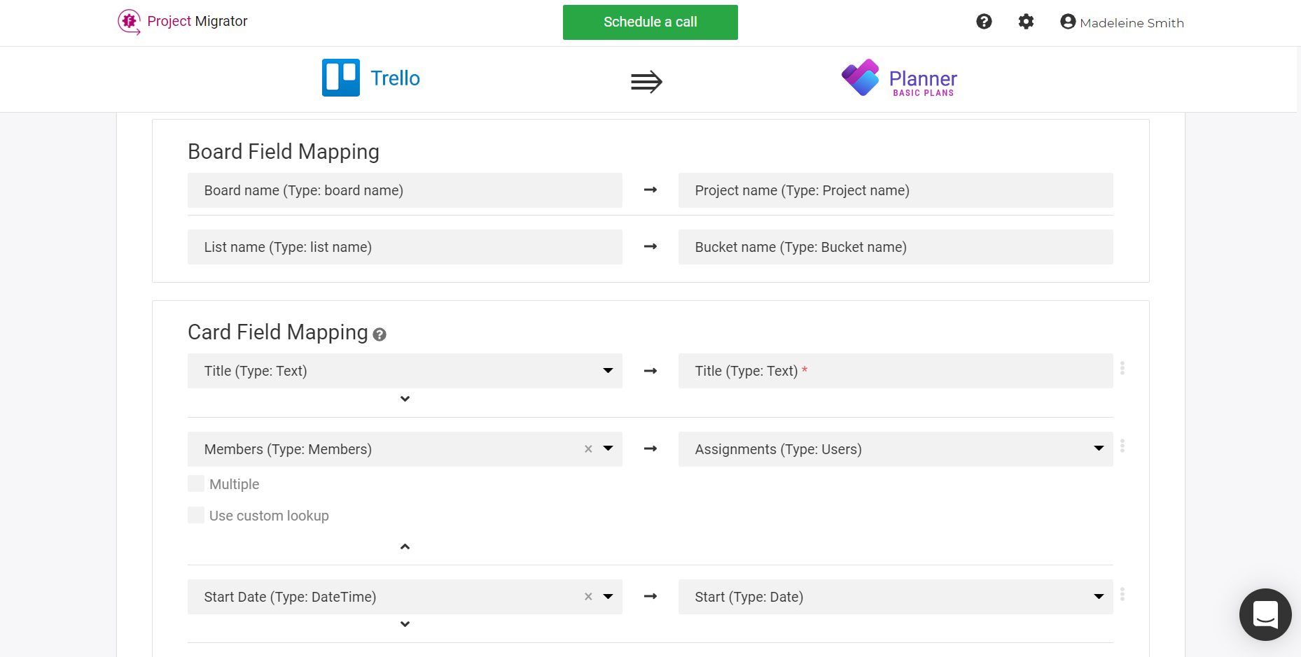 trello planner basic